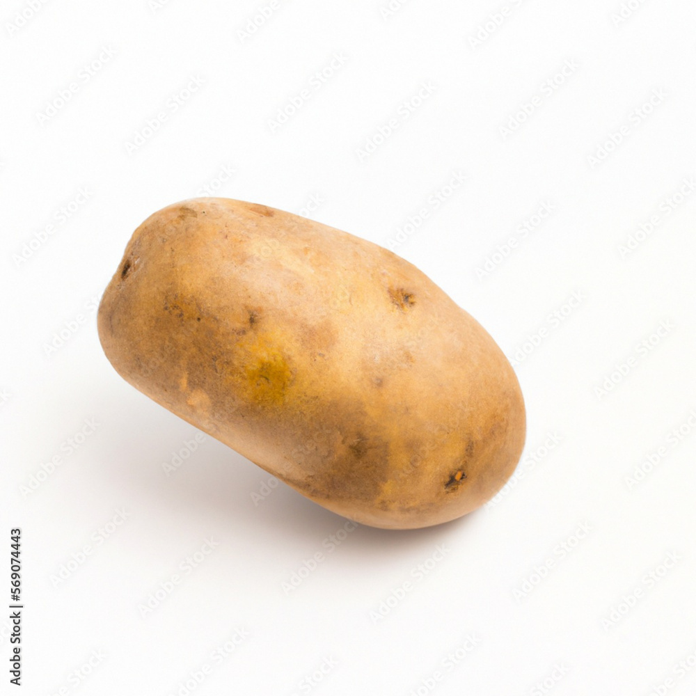 potatoes isolated on white background potatoes isolated on white background