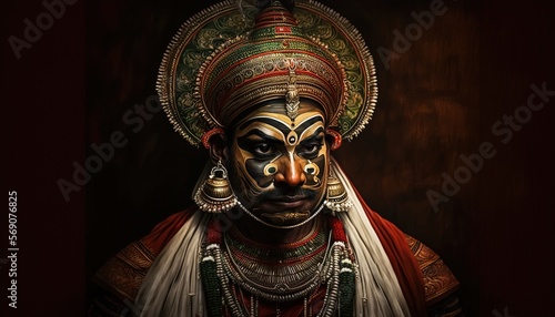 illustration of Happy Onam festival of South India-Kerala.