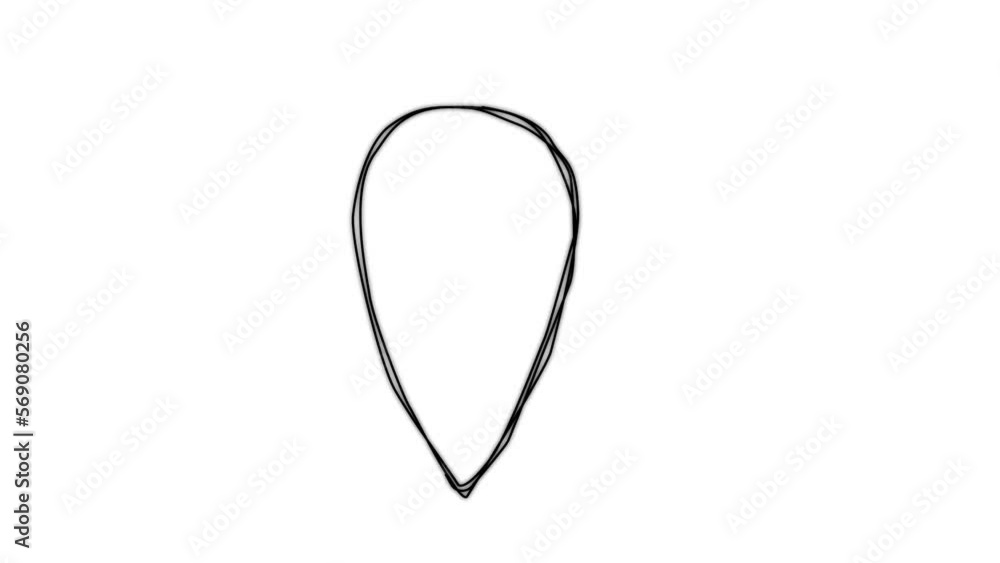 Location map geo pin cartoon animation. 4K video illustration. Location map geo pin cartoon animation. 4K video illustration.