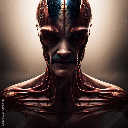 Portrait of a Humanoid alie...