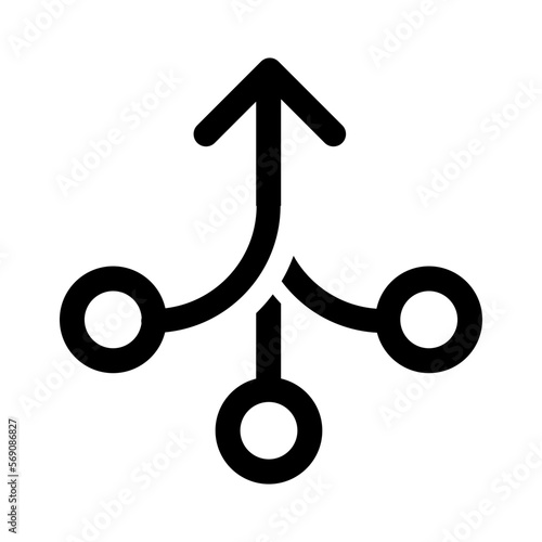 Consolidation icon, compound icon, vector illustration