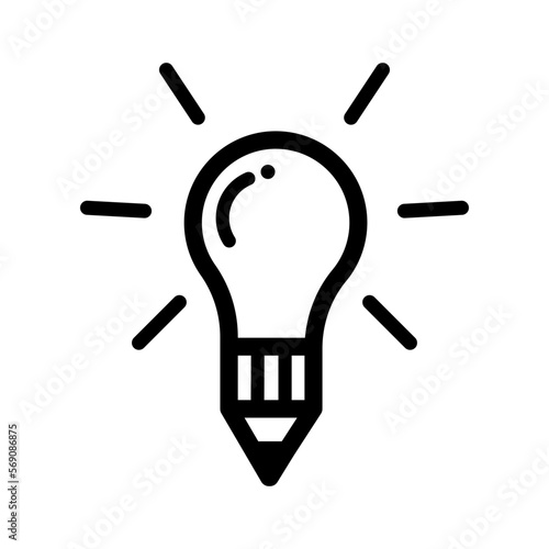Creativity and inspiration related icon