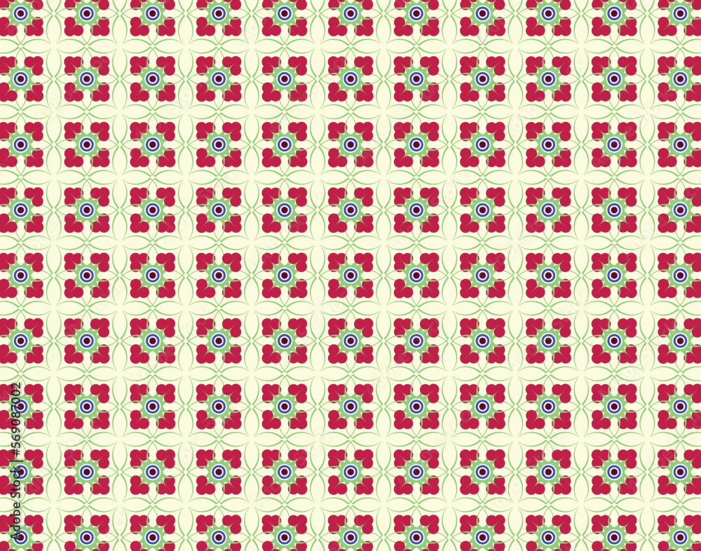 seamless pattern with flower background