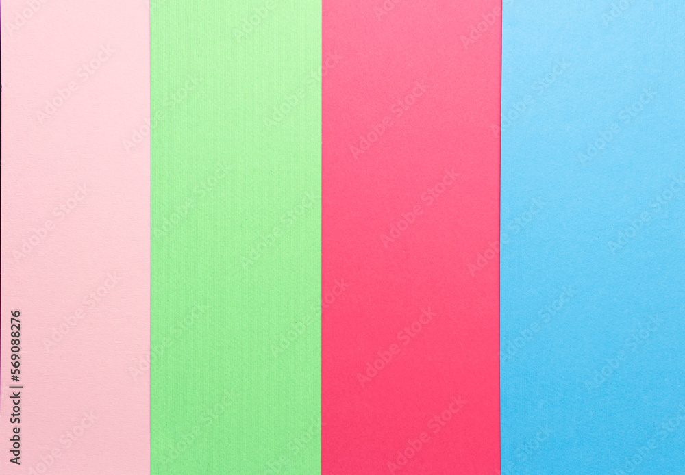 Abstract pastel colored paper texture minimalism background. 3D geometric shapes and lines in pastel colours.