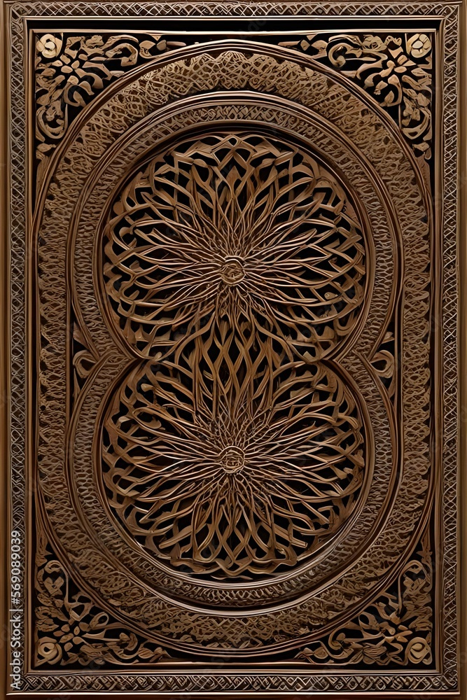 Obraz premium Arabesque, Calligraphy, Geometric