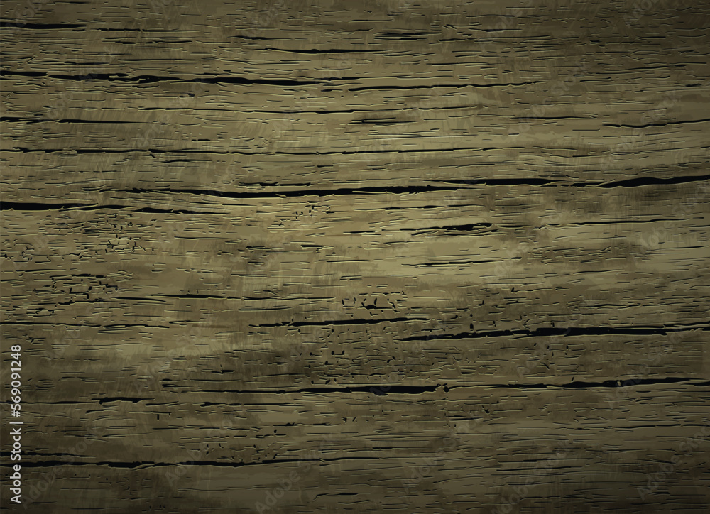 Fototapeta premium Background, texture of old wood. Highly realistic illustration.