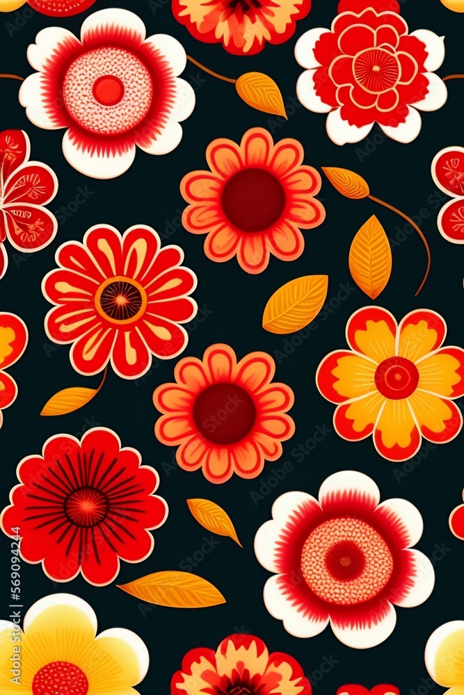 seamless floral pattern seamless floral pattern