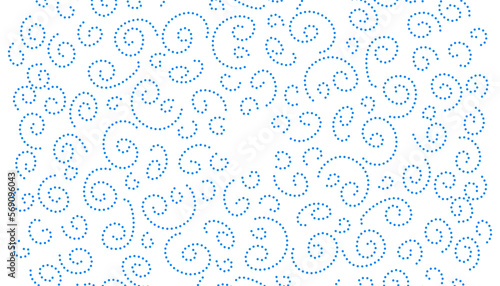 White abstract illustration background with blue spots. Perfect for wallpapers, banners, website backgrounds and more.