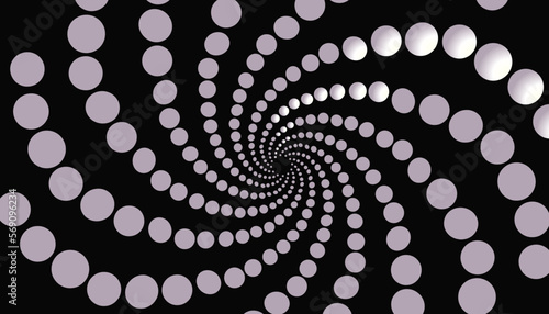 Abstract background with white spiral balls. Perfect for wallpapers, website backgrounds, posters, banners
