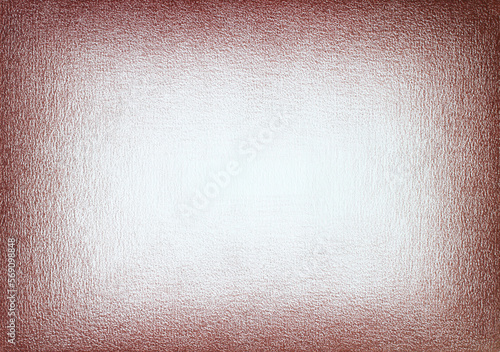 Hand drawn brown painted gradient frame on white paper texture background. Use Canson Fine Face Paper 100 Pounds A5 with Havanna Brown 45 Renaissance Artists' Coloured Pencil
