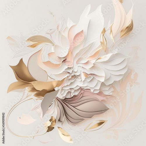 abstract floral background © 4topK