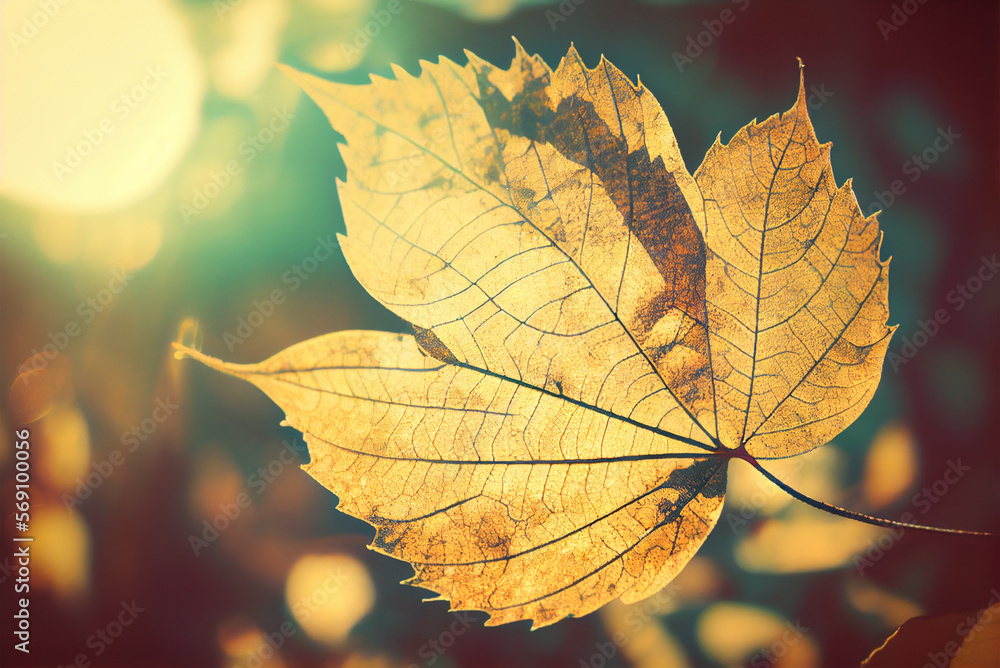 a close-up of a leaf on a tree, a macro photograph old leaf, naturalism, the photo was taken with ektachrome, creative commons attribution, flickering light, generated with AI a close-up of a leaf on a tree, a macro photograph old leaf, naturalism, the photo was taken with ektachrome, creative commons attribution, flickering light, generated with AI