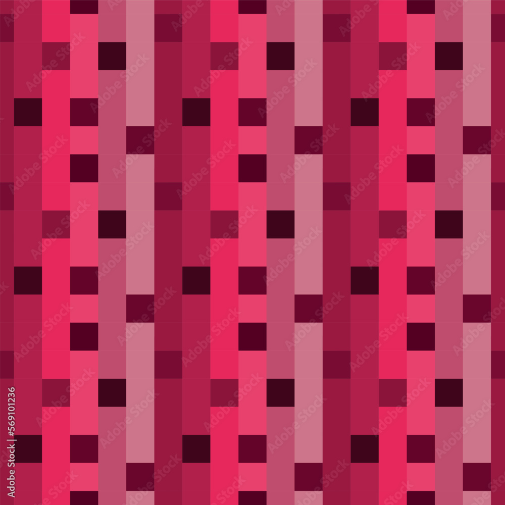 imitation forest of birches, birch bark and tree trunks in pink tones seamless pattern