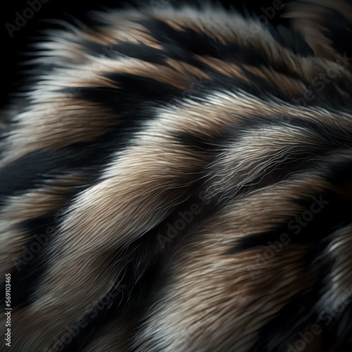 Animal fur illustration. Hair texture.