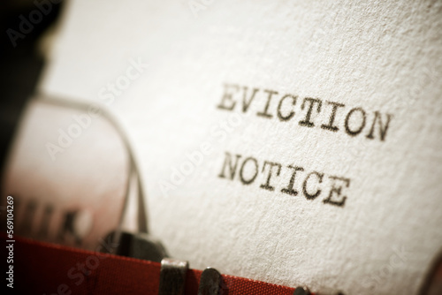 Eviction notice text