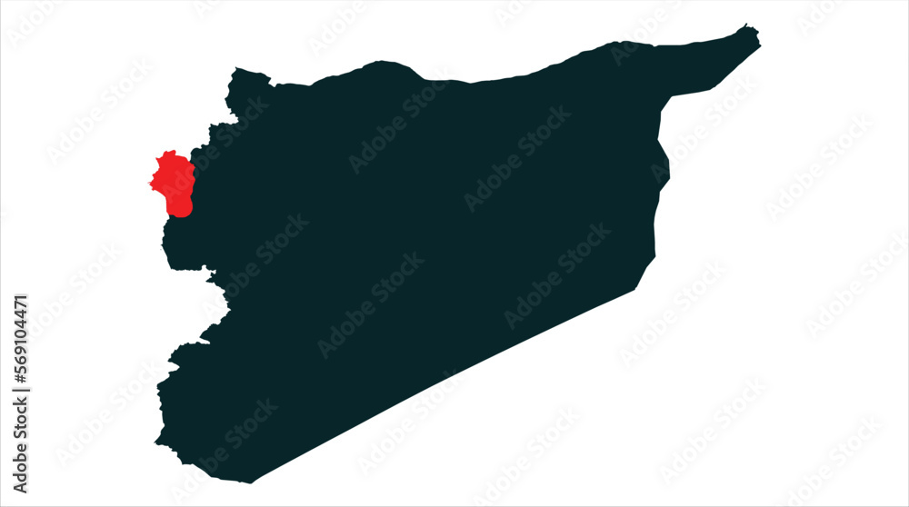 Lattakia Syria Vector Map Illustration On White Background Syria   1000 F 569104471 Dl03G0l9FbwxuvRs9Y3KO6fhRFKJDQN1 