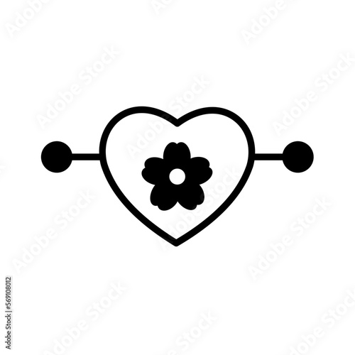 Brooch Vector Icon 

