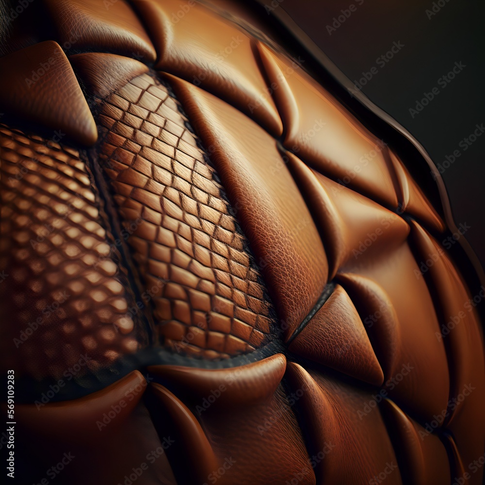 Obraz premium Leather illustration. Couch texture.