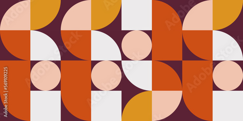 Retro geometric aesthetics big square background kopie