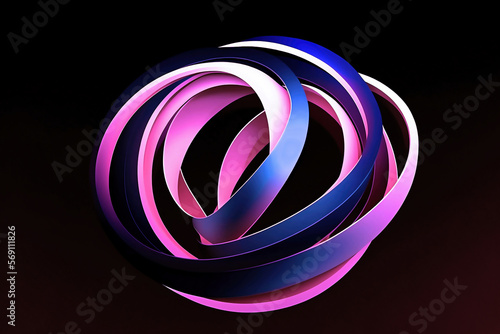 Spherical matter art screen background