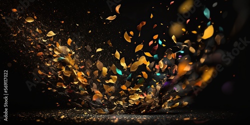 confetti, bokeh, generative ai, generative, ai