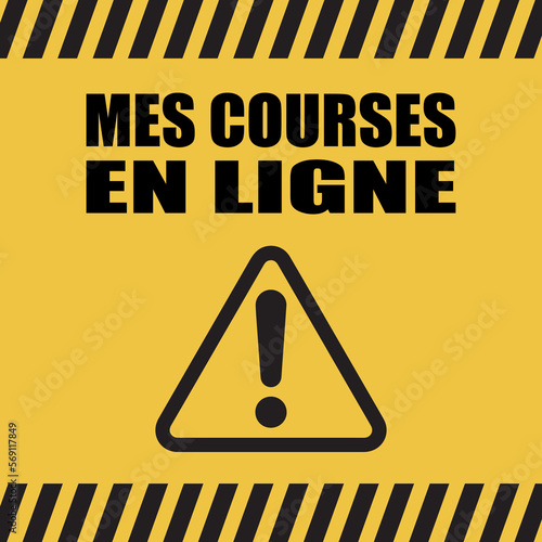 Logo mes courses en ligne.