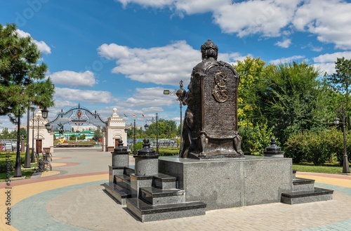 Monument to Catherine the Great in Tiraspol  Transnistria