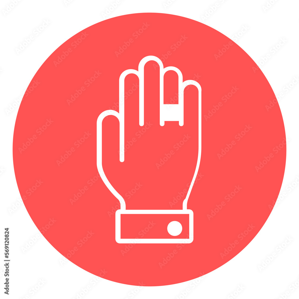 Finger ring Vector Icon

