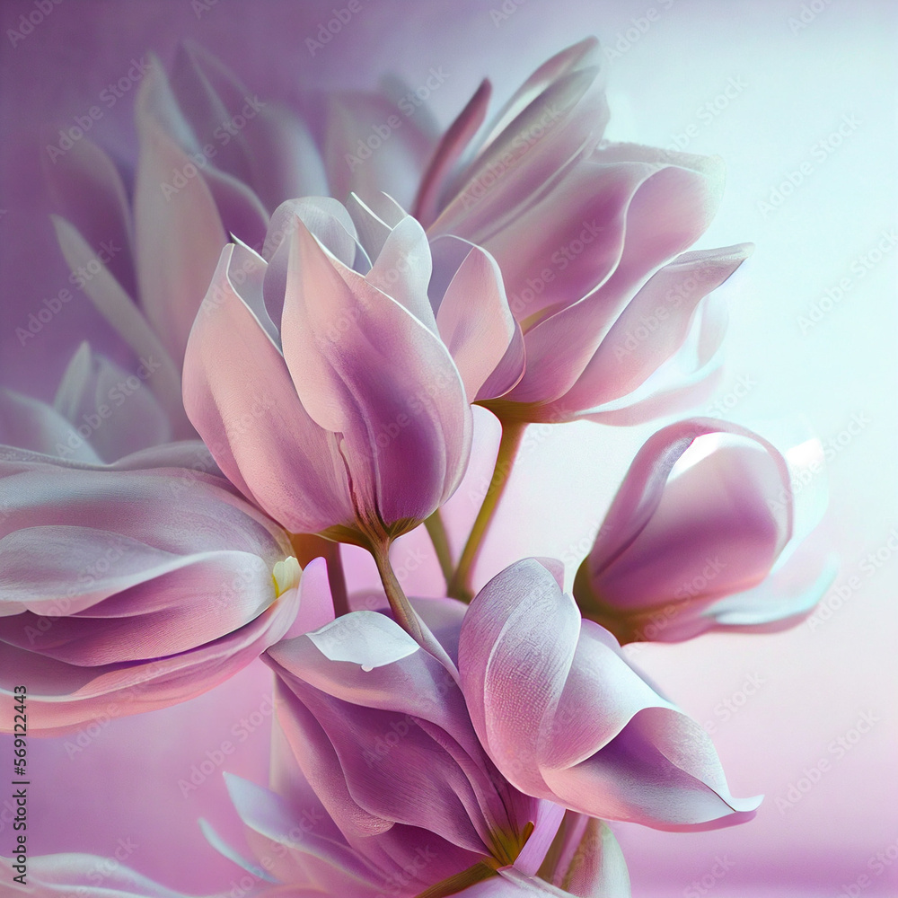 pink lotus flowers