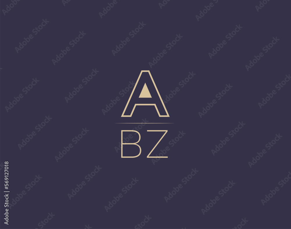 ABZ letter logo design modern minimalist vector images ABZ letter logo design modern minimalist vector images