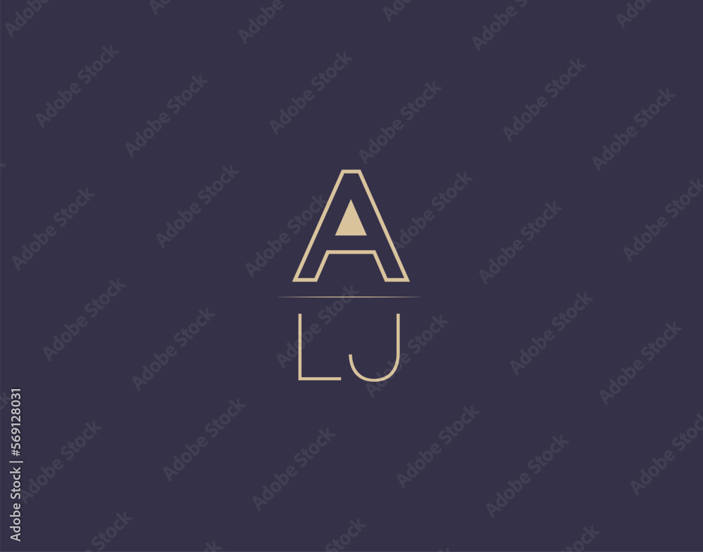 ALJ letter logo design modern minimalist vector images ALJ letter logo design modern minimalist vector images