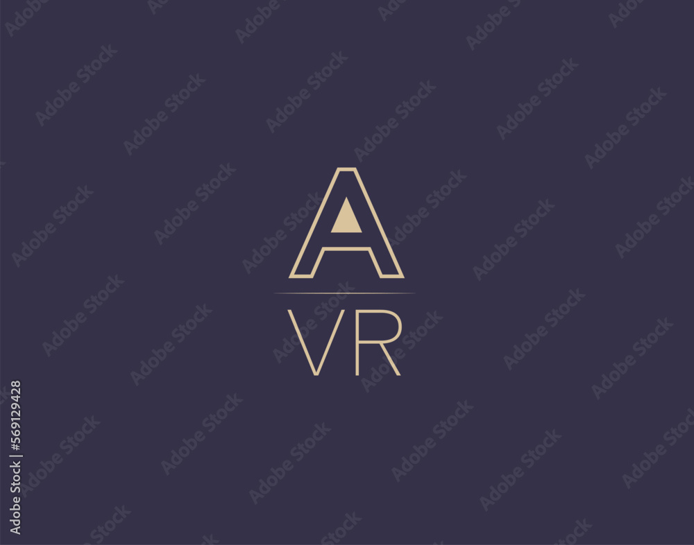 AVR letter logo design modern minimalist vector images AVR letter logo design modern minimalist vector images