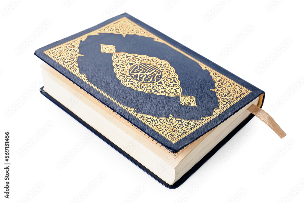 Koran for Ramadan on white background Koran for Ramadan on white background