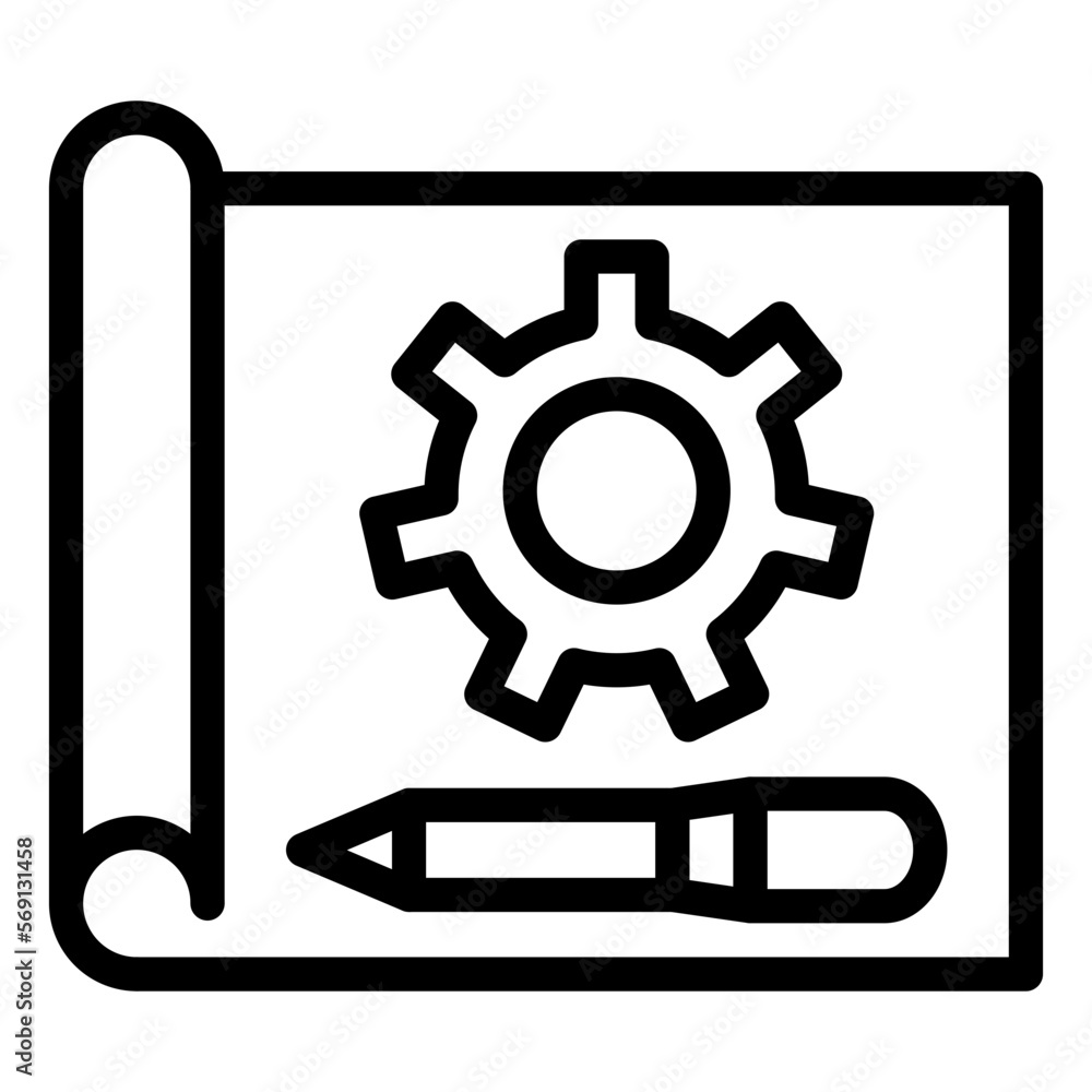 Vector Design Prototyping Icon Style Vector Design Prototyping Icon Style