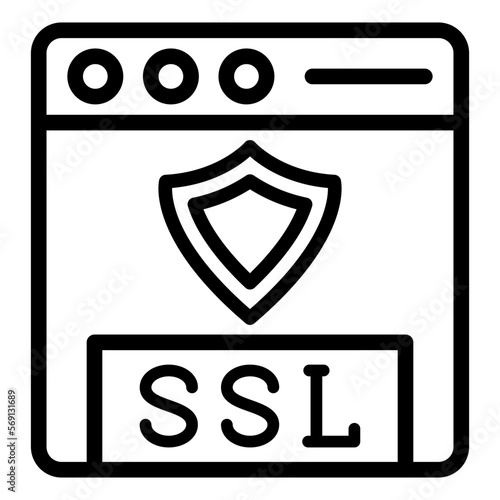 Vector Design Ssl Icon Style