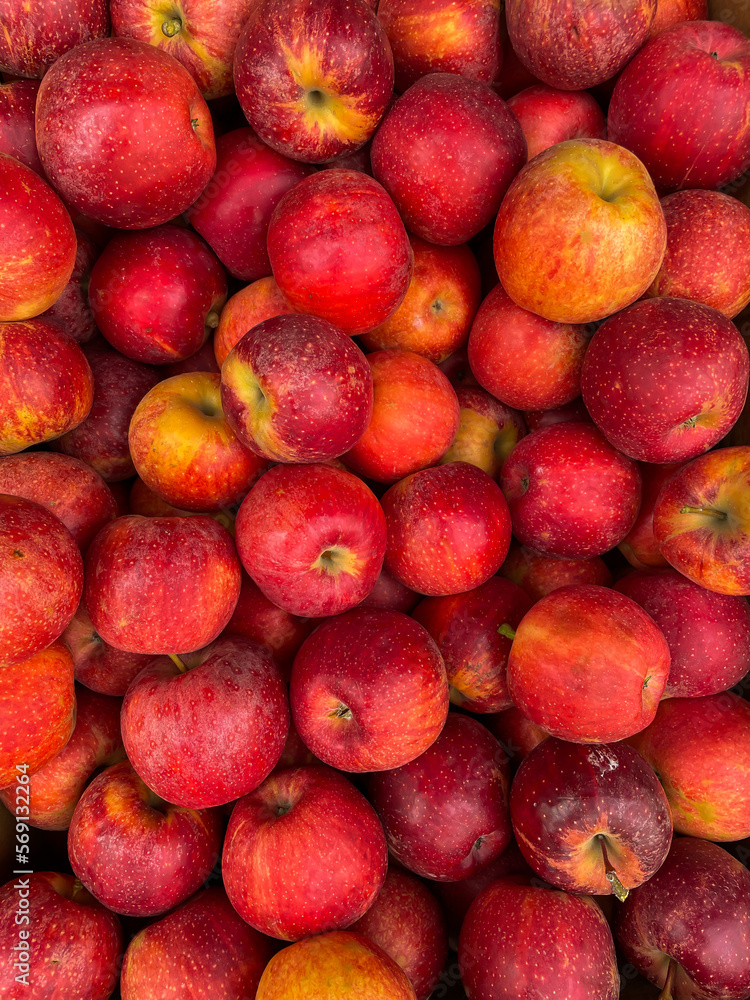 many red apples vitamins taste food fruits healthy food as background many red apples vitamins taste food fruits healthy food as background
