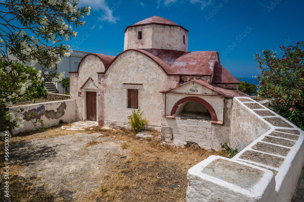 Small abandoned chapel in Karpathos