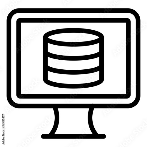 Vector Design Database Icon Style