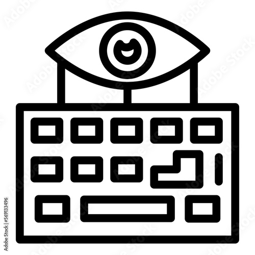 Vector Design Keylogger Icon Style