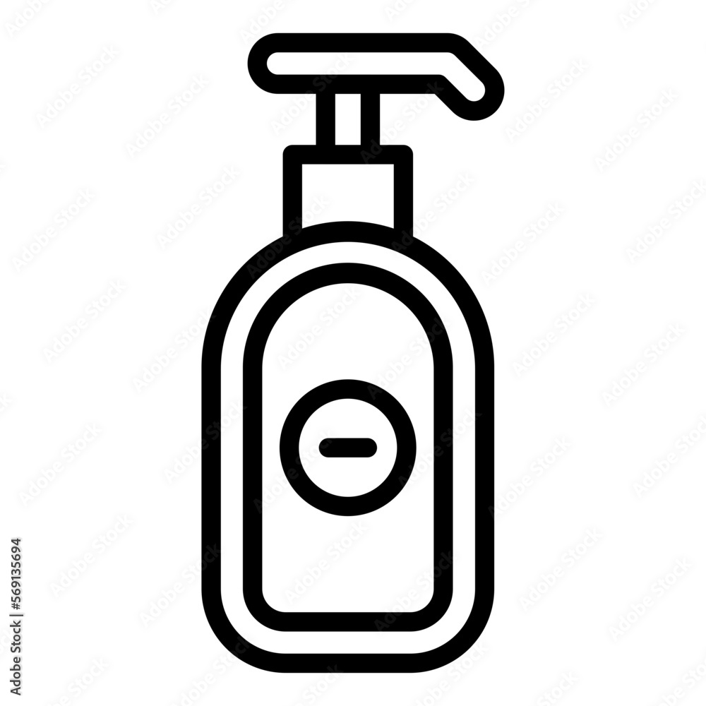 Obraz premium Vector Design Hand Sanitizer Icon Style