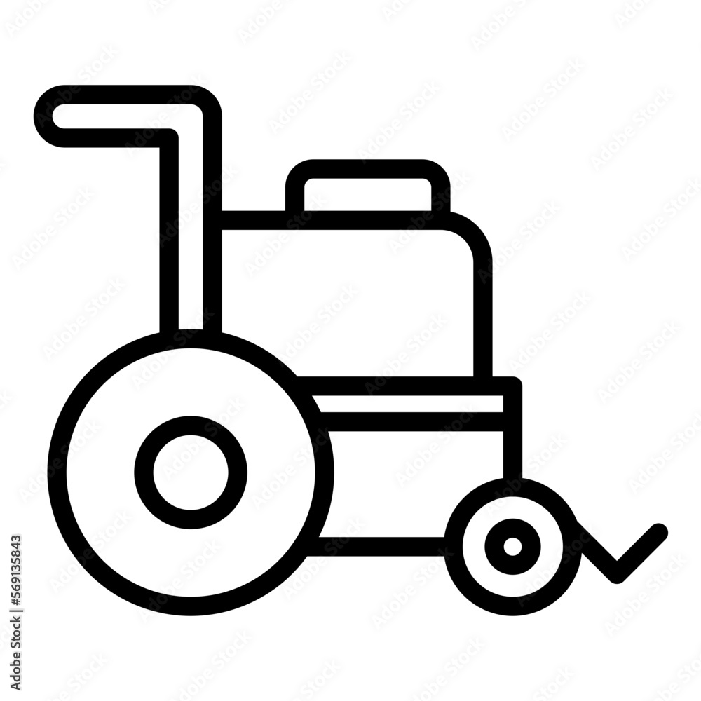 Vector Design Wheelchair Icon Style Vector Design Wheelchair Icon Style
