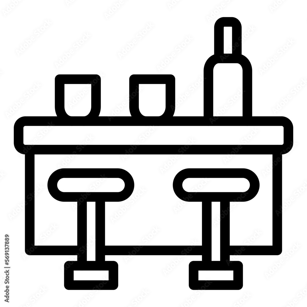 Vector Design Bar Counter Icon Style Vector Design Bar Counter Icon Style