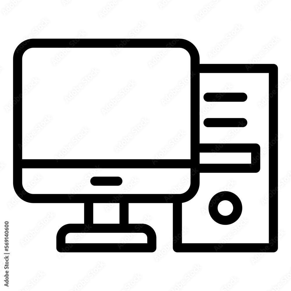 Vector Design Computer Icon Style Vector Design Computer Icon Style