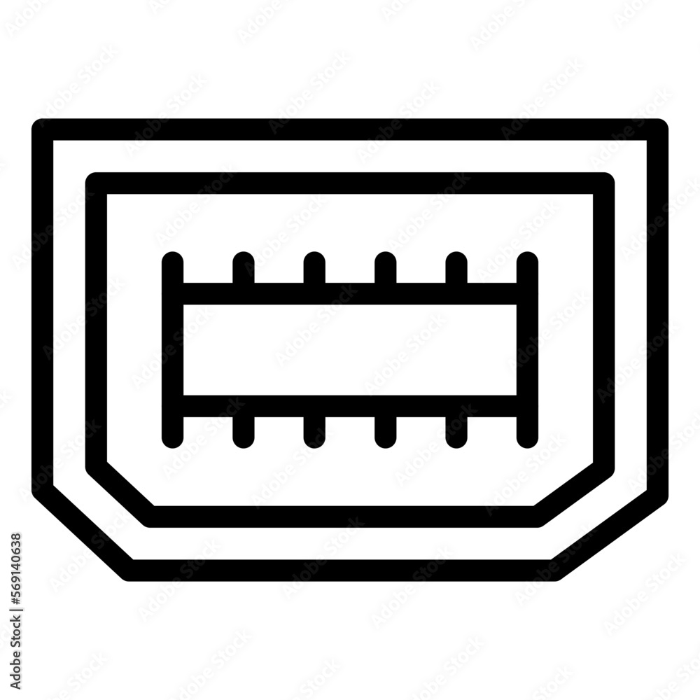Vector Design Hdmi Port Icon Style Vector Design Hdmi Port Icon Style
