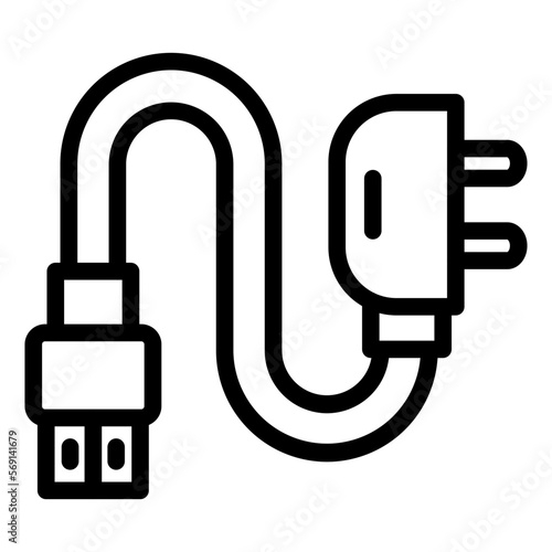 Vector Design Adapter Icon Style