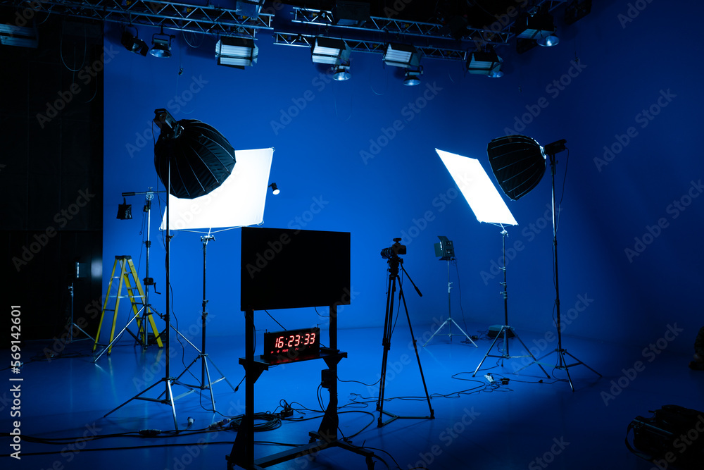 Professional video studio behindthescenes video footage behindthe