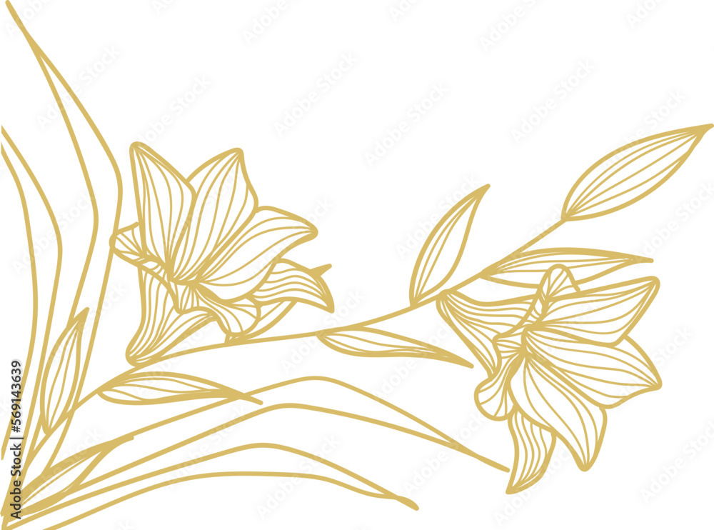 Wedding Flower Outline Wedding Flower Outline
