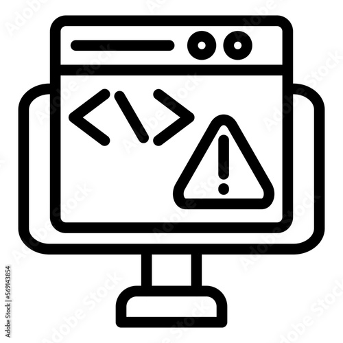Free Download Vector Design Code Error Icon Style - GFXLoad
