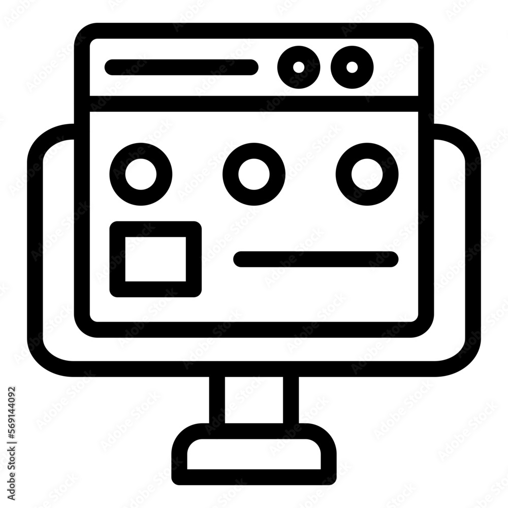 Vector Design Landing Page Icon Style Vector Design Landing Page Icon Style