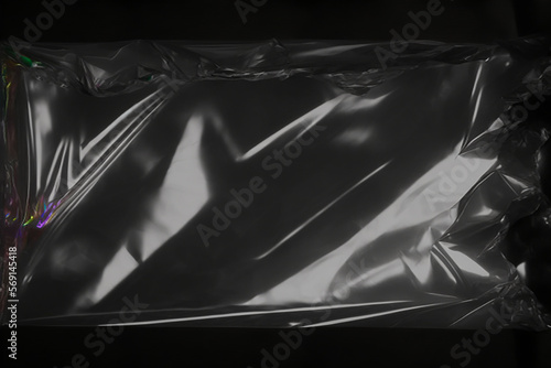 Black Background texture polyethylene, transparent polyethylene black plastic film, transparent stretched black metaverse background